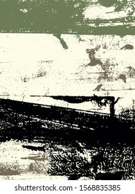 Abstract grunge vector background. Color handcrafted composition of irregular graphic elements.