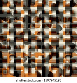 Abstract grunge vector background. Color squared composition of irregular overlapping graphic elements.