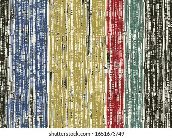 Abstract grunge vector background. Color composition of irregular overlapping graphic elements.