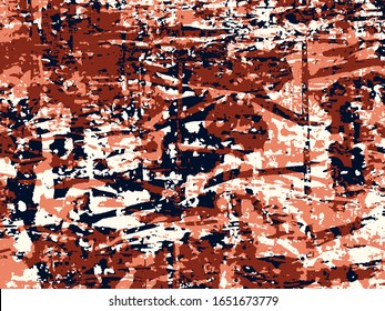 Abstract grunge vector background. Color composition of irregular overlapping graphic elements.