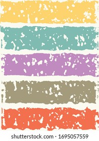 Fondo vector abstracto. Composición a rayas de color de elementos gráficos irregulares.