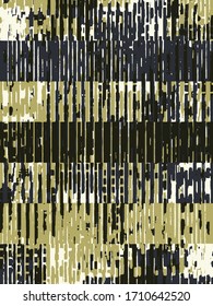 Abstract grunge vector background. Color composition of irregular overlapping graphic elements.