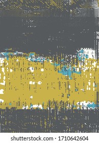 Fondo vector abstracto. Composición de color de elementos gráficos coincidentes irregulares.