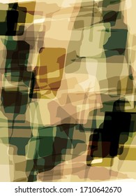 Abstract grunge vector background. Color geometric composition of irregular overlapping graphic elements.