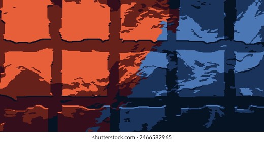 Abstractas fondo de Vector grunge. Composición de color de Elementos gráficos superpuestos irregulares.