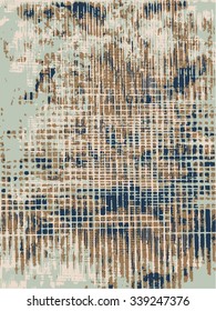 Abstract grunge vector background. Color composition created using handmade camera-less photographic negatives.
