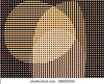 Abstract grunge vector background. Color composition of overlapping irregular geometric shapes.
