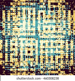 Abstract grunge vector background. Color composition of irregular overlapping  shapes.