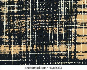 Abstract grunge vector background. Color raster composition of irregular geometric overlapping shapes created using handmade camera-less photographic print.