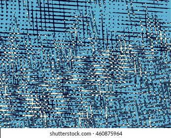Abstract grunge vector background. Color raster composition of irregular geometric overlapping shapes created using handmade camera-less photographic print.