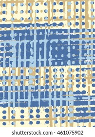 Abstract grunge vector background. Color raster composition of irregular overlapping shapes created using handmade camera-less photographic print.