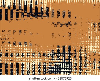 Abstract grunge vector background. Color raster composition of irregular overlapping shapes created using handmade camera-less photographic print.