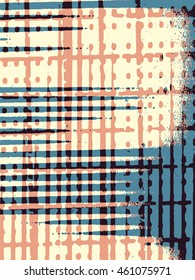 Abstract grunge vector background. Color raster composition of irregular overlapping shapes created using handmade camera-less photographic print.