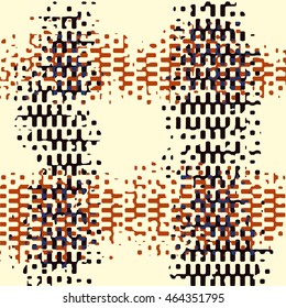 Abstract grunge vector background. Color squared composition of irregular overlapping elements.
