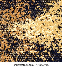 Abstract grunge vector background. Color composition of irregular overlapping graphic elements.