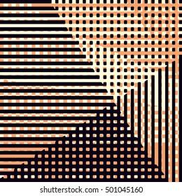 Abstract grunge vector background. Color raster composition of irregular overlapping graphic elements.