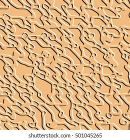 Abstract grunge vector background. Color composition of irregular overlapping graphic elements with added embossing effect.