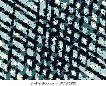 Abstract grunge vector background. Color composition of irregular overlapping graphic elements.