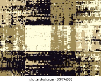 Abstract grunge vector background. Color composition of irregular overlapping graphic elements.