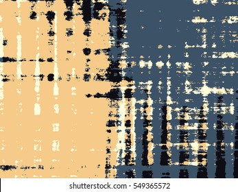 Abstract grunge vector background. Color composition of irregular overlapping graphic elements.