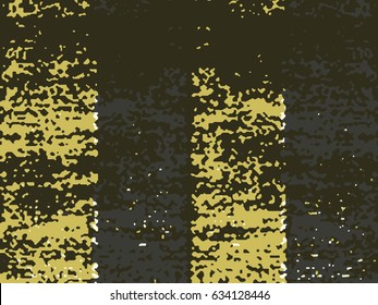 Abstract grunge vector background. Color striped composition of irregular overlapping graphic elements.
