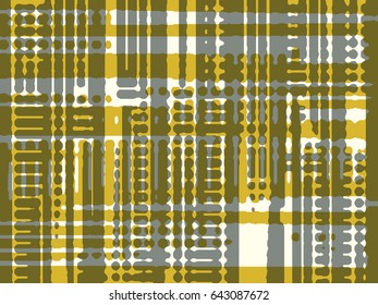 Abstract grunge vector background. Color composition of irregular handmade overlapping graphic elements.