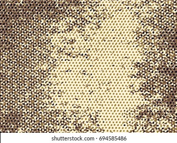 Abstract grunge vector background. Color raster composition of irregular overlapping graphic elements.