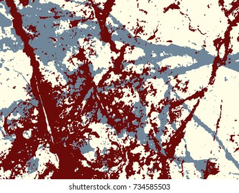 Abstract grunge vector background. Color  composition of irregular overlapping graphic elements.