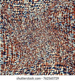 Abstract grunge vector background. Color squared raster composition of irregular graphic elements.