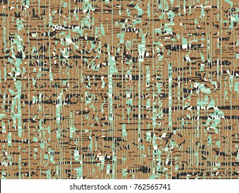 Abstract grunge vector background. Color  composition of irregular overlapping graphic elements.