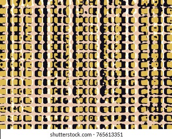 Abstract grunge vector background. Color composition of irregular overlapping graphic elements.