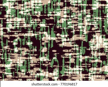 Abstract grunge vector background. Color raster composition of irregular overlapping graphic elements.