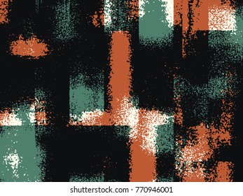 Abstract grunge vector background. Color composition of irregular overlapping graphic elements.