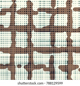 Abstract grunge vector background. Color composition of irregular overlapping graphic elements.