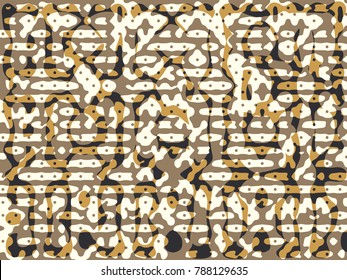 Abstract grunge vector background. Color composition of irregular overlapping graphic elements.