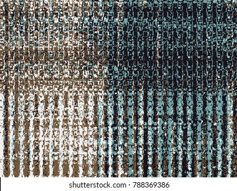 Abstract grunge vector background. Color composition of irregular overlapping graphic elements.