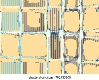 Abstract grunge vector background. Color composition of overlapping irregular graphic elements.