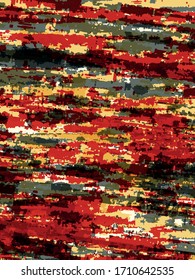 Abstract grunge vector background. Colorful composition of irregular overlapping graphic elements.