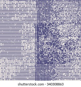 Abstract grunge vector background. Composition of irregular geometric elements.Created using handmade painting.