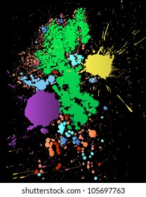 Abstract grunge vector background for design use.