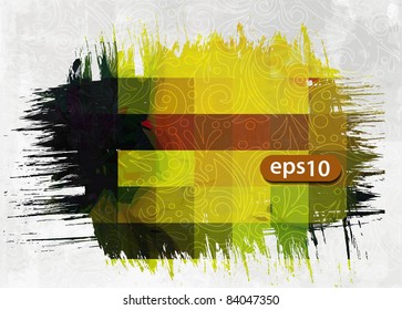 Abstract grunge vector background design.