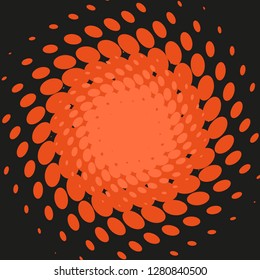 Abstract grunge vector background. Dotted pattern. Template for graphic designs