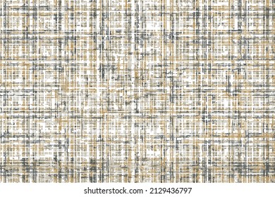 Abstract grunge vector background.  Irregular horizontal and vertical overlapping lines.Beige, green and yellow colorful texture background.