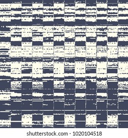 Abstract grunge vector background. Monochrome raster composition of irregular graphic elements.