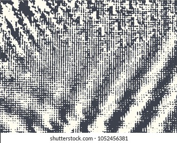 Abstract grunge vector background. Monochrome composition of irregular graphic elements.