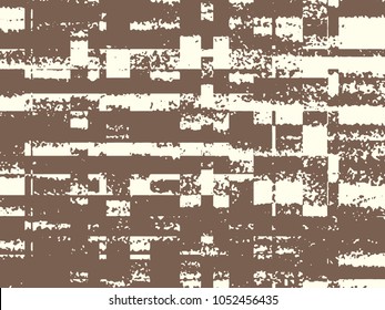 Abstract grunge vector background. Monochrome composition of irregular graphic elements.