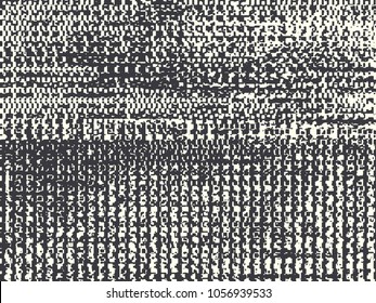 Abstract grunge vector background. Monochrome raster composition of irregular graphic elements.