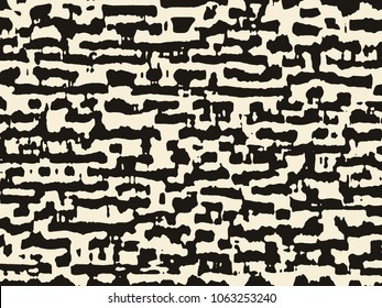 Abstract grunge vector background. Monochrome raster composition of irregular graphic elements.
