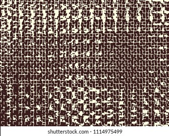 Abstract grunge vector background. Monochrome raster composition of irregular graphic elements.