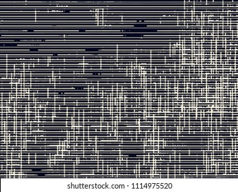 Abstract grunge vector background. Monochrome raster composition of irregular graphic elements.